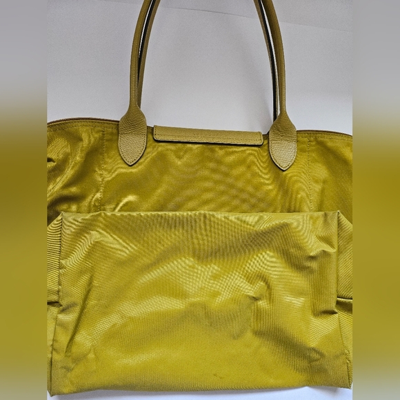 Longchamp Le Pliage Green Large Nylon Tote Bag, Mustard Yellow - Picture 4 of 9